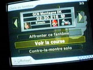contre la montre Mario kart wii