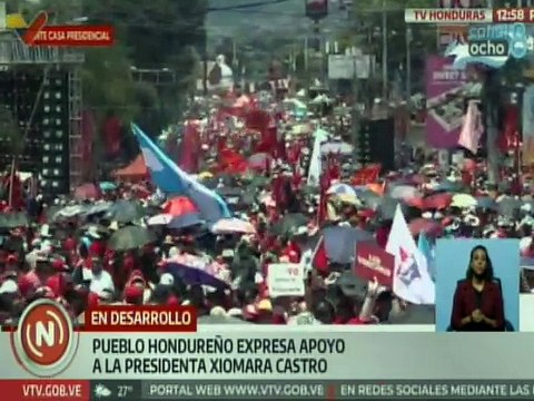 Pdta. de Honduras Xiomara Castro: En el 2025 el pueblo hondureño tendrá elecciones transparentes