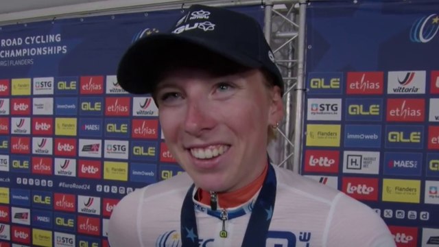Cycling - UEC Championships Limburg 2024 - Lorena Wiebes : It was chaos in the sprint...