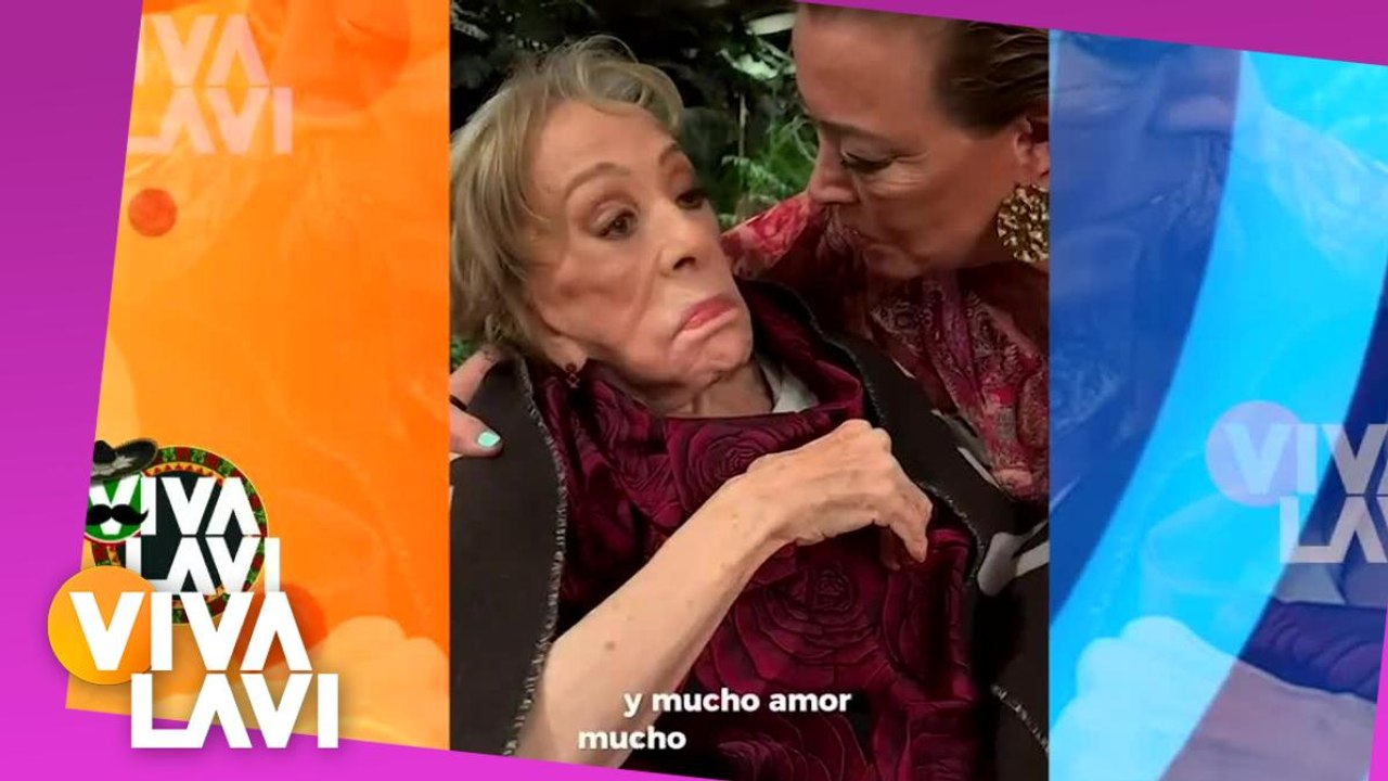Silvia Pasquel comparte tierno video junto a Silvia Pinal