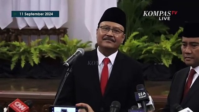 Pernyataan Mensos Gus Ipul dan Kepala BNPT Eddy Hartono Usai Dilantik Presiden Jokowi di Istana