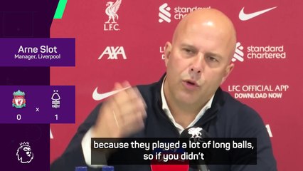 Standards not up to scratch - Slot on Forest defeat