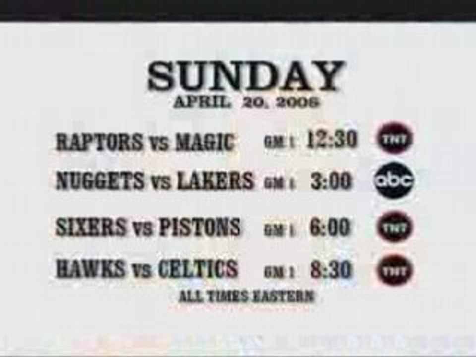 NBA Block of the night, April 19th 2008 Tyson Chandler