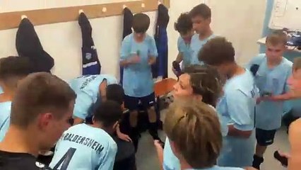 Le chant de la victoire de nos U15