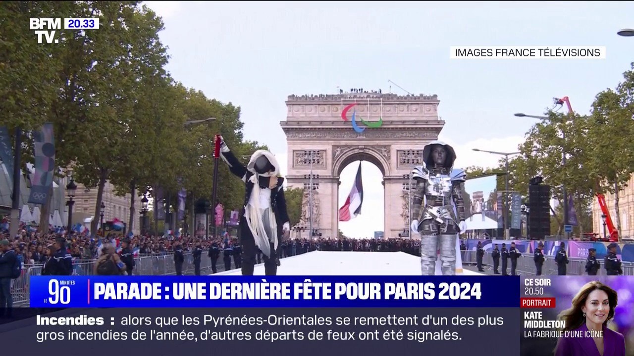 Parade des JO: une dernière journée de fête pour marquer la fin des Jeux de Paris