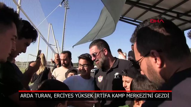 Arda Turan: Erciyes Yüksek İrtifa Kamp Merkezi muhteşem bir tesis olmuş