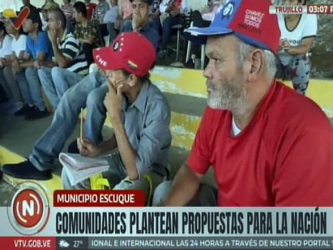 Trujillo | Habitantes del mcpio. Escuque participan en debate de propuestas para fortalecer las 7T