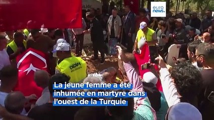 Une militante américano-turque tuée en Cisjordanie inhumée en martyre en Turquie