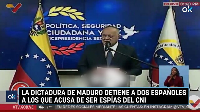 La dictadura de Maduro detiene a dos españoles a los que acusa de ser espías del CNI