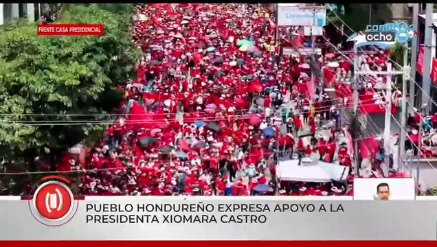 Pueblo hondureño se movilizó en rechazo al intento de golpe de estado por parte de Estados Unidos