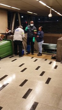 A Metro Station in Santiago, Chile. P1