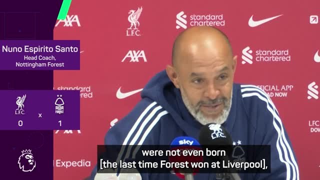 Nuno proud of historic Forest win at Liverpool