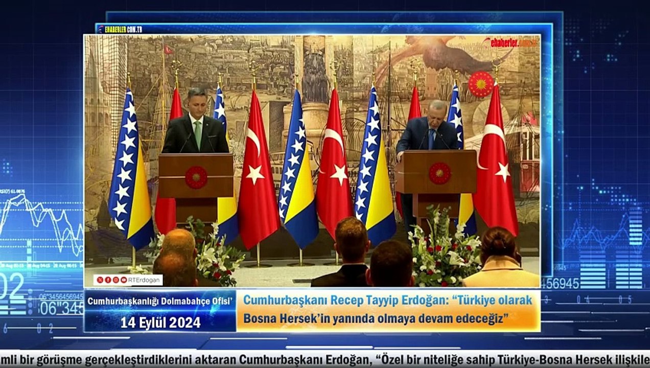 Başkan Erdoğan: “Türkiye olarak Bosna Hersek’in yanında olmaya devam edeceğiz”