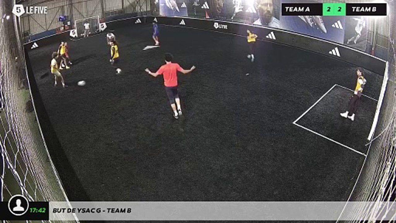 But de Ysac G - Team B