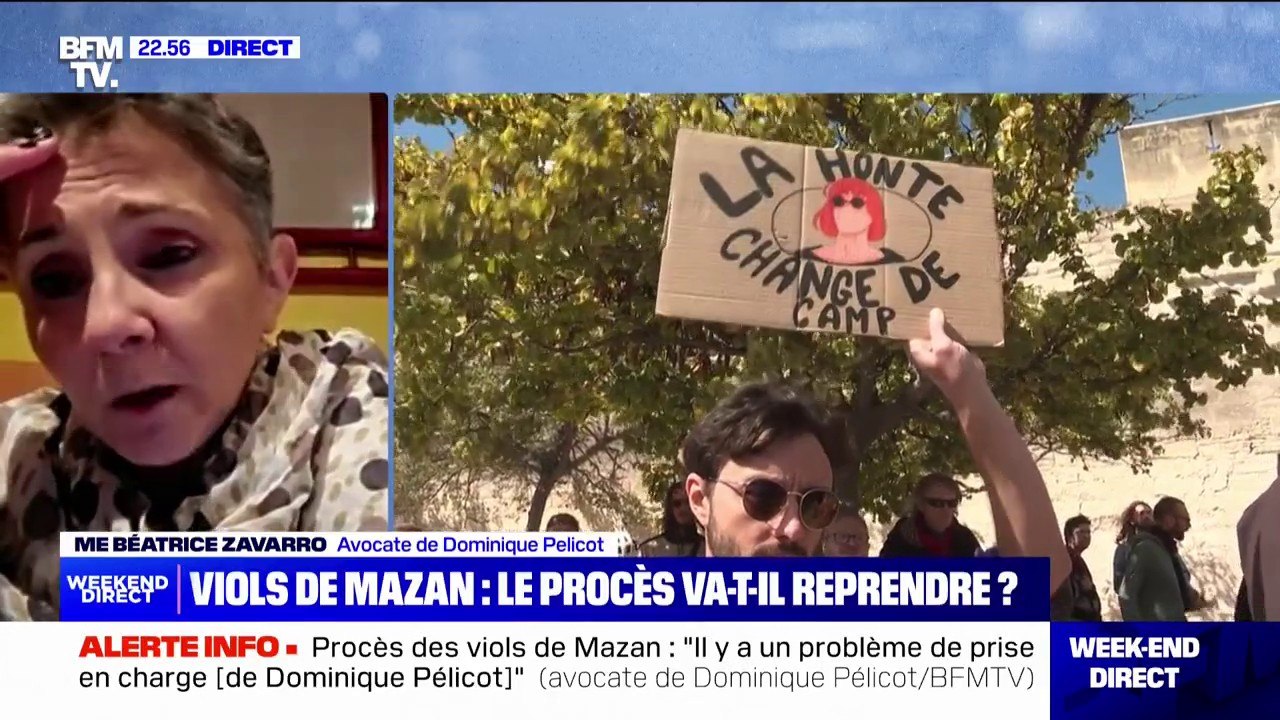 "C'est le souhait de mon client": Maitre Béatrice Zavarro, avocate de Dominique Pelicot, affirme qu'il souhaite que ce procès se poursuive