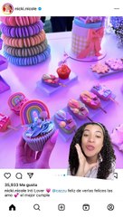 Nicki Nicole en la fiesta de Inti con Cazzu