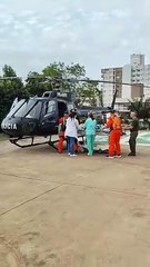 Menina de três anos é atingida na cabeça por concha de retroescavadeira no Oeste de SC