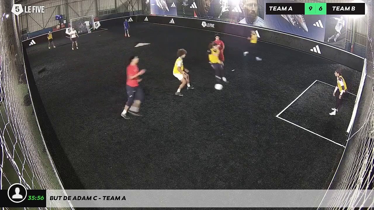 But de Adam C - Team A