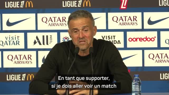 PSG - Luis Enrique : Je suis un admirateur de Dembélé depuis de nombreuses années