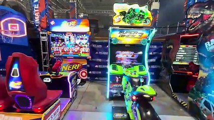 y2mate.com - Sky Zone Trampoline Park Ocean Township NJ 4K arcade walkthrough  tour June 2024_360P