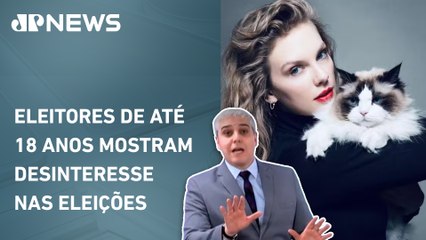 Democratas acreditam que apoio de Taylor Swift a Kamala leve jovens à votação; Favalli comenta
