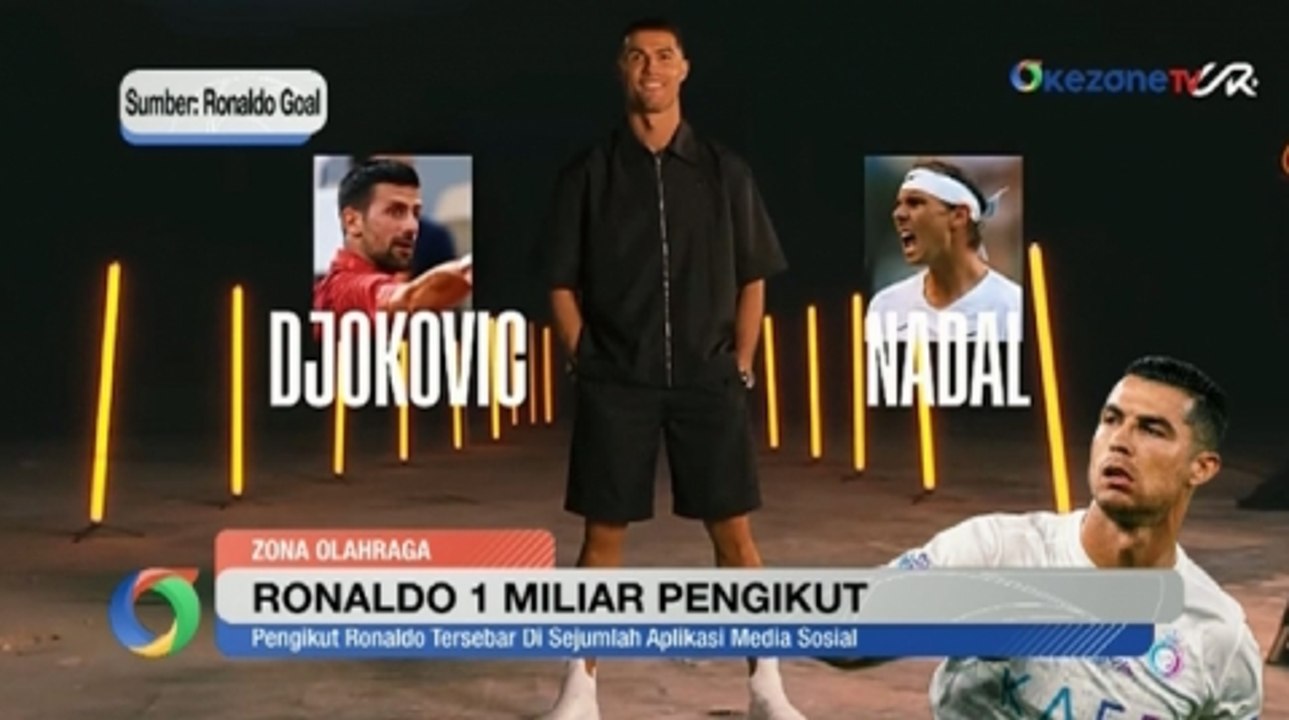 Cristiano Ronaldo Selebrasi Raih 1 Miliar Follower di Media Sosial