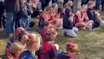 2024 LVFNL 13-and-under netball premiership medals and cup presentation to Marong