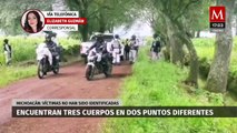 Fueron encontrados 3 cuerpos cerca de la carretera Morelia-Pátzcuaro con herida de armas de fuego