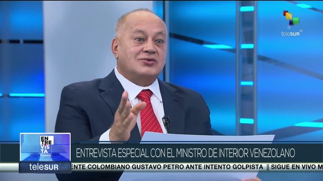 Ministro Diosdado Cabello anunció que grupo de EE.UU. se contactó bandas criminales locales