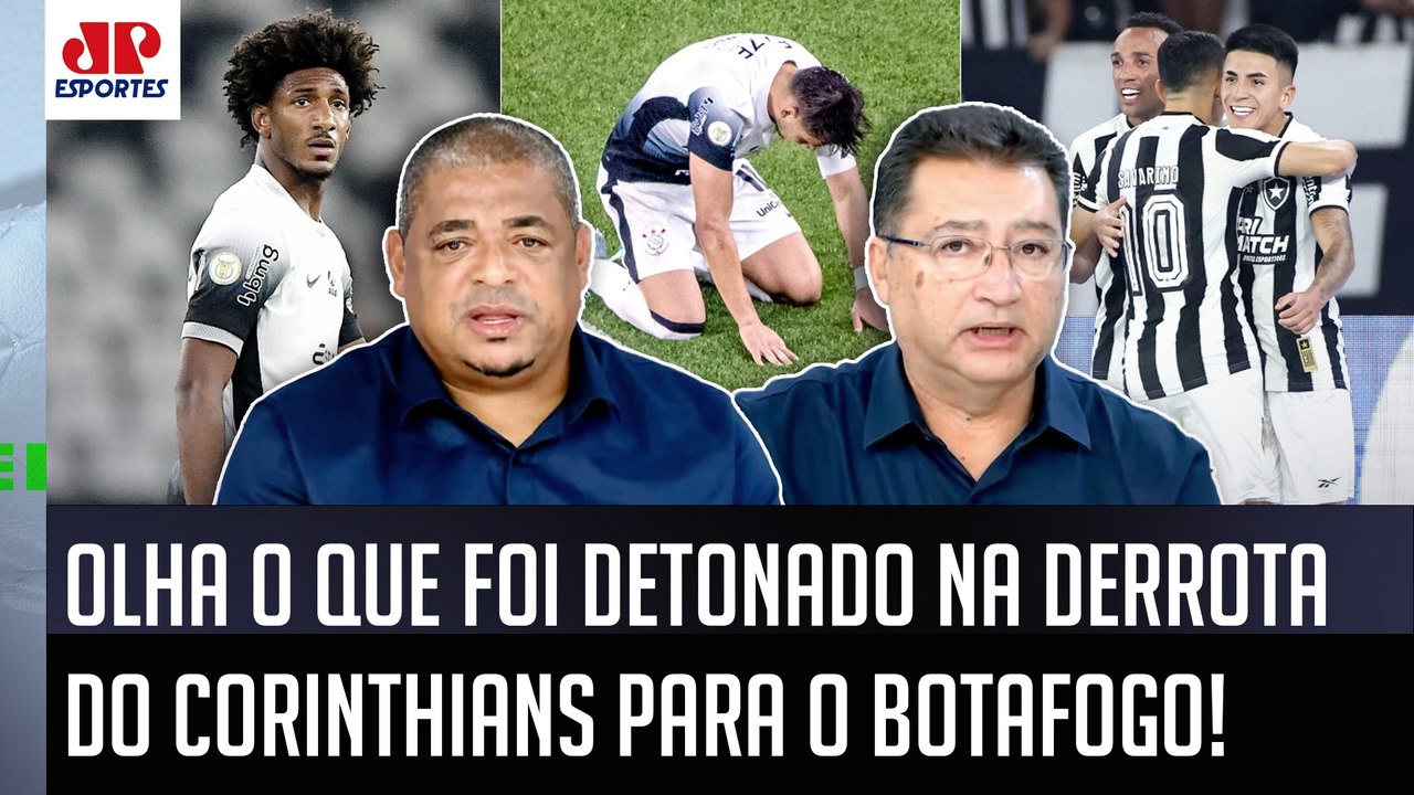 "PELO AMOR DE DEUS! ISSO NÃO DÁ!" OLHA o que foi DETONADO na DERROTA do Corinthians pro Botafogo!