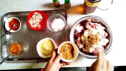 পেঁপেঁ আলু দিয়ে গোস্তের ভুনা