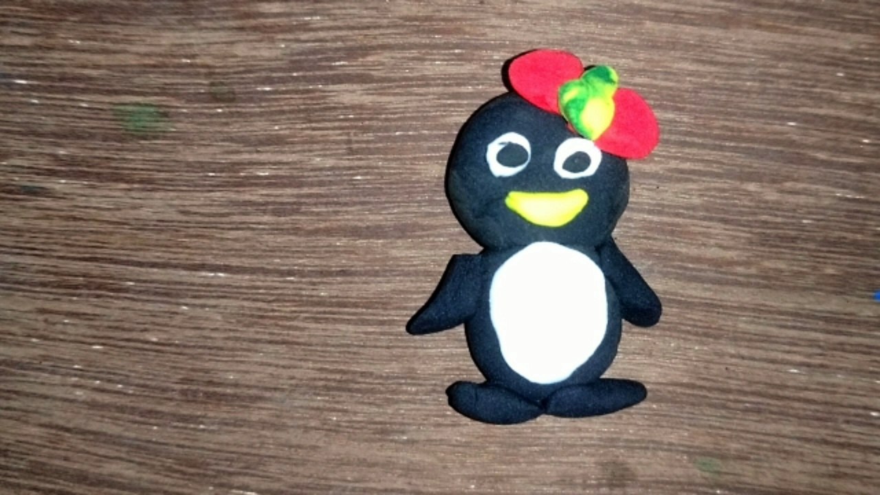 Clay making Penguin