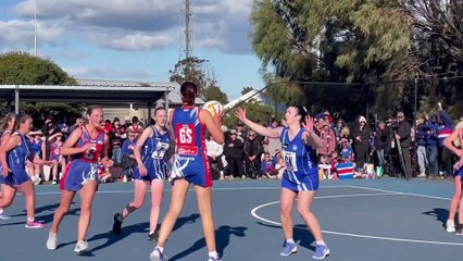 2024 LVFNL A-grade netball grand final: Pyramid Hill v Mitiamo (third quarter)
