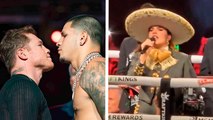 Camila Fernández interpreta el Himno Nacional Mexicano previo a Canelo vs. Berlanga y las redes enloquecen por un error