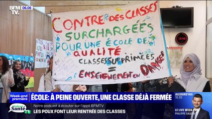 Nanterre: à peine ouverte, une classe déjà fermée