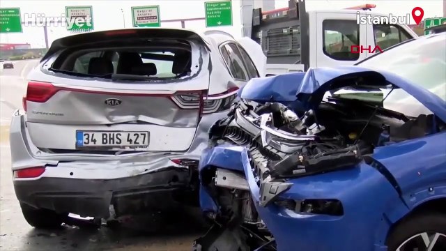 Bağcılar TEM’de zincirleme trafik kazası