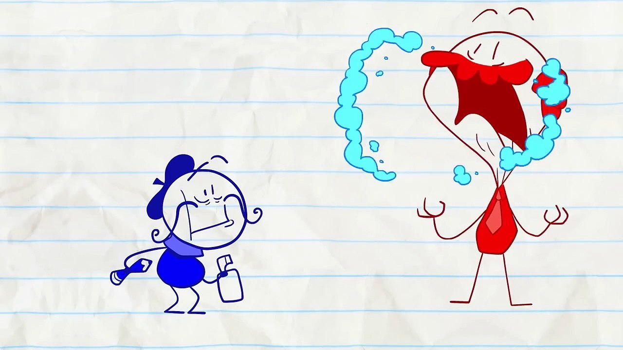 Pencilmiss_ House Gets Demolished_ -in- PANIC_ AT THE WINDOW - Pencilmation Cartoons.