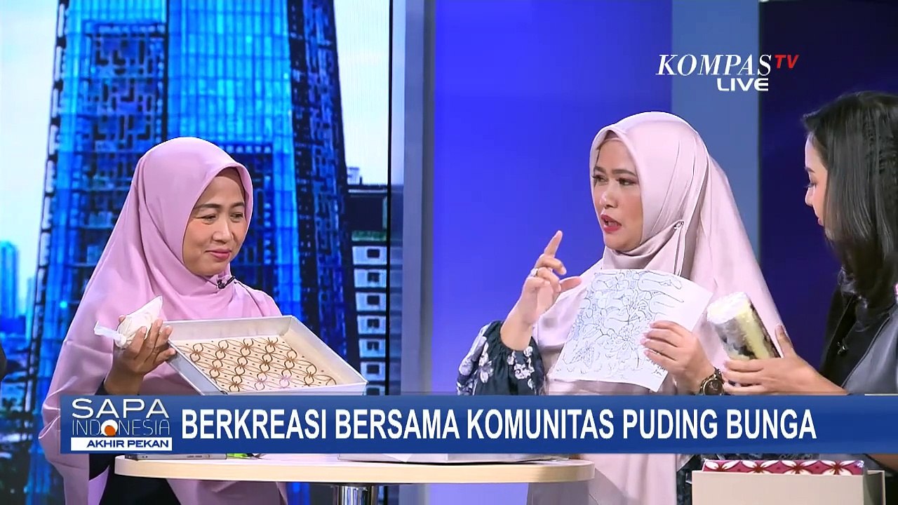 Seru! Berkreasi Bersama Komunitas Puding Bunga yang Lezat