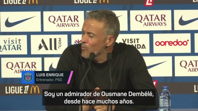 Luis Enrique explica la explosión goleadora de Dembélé