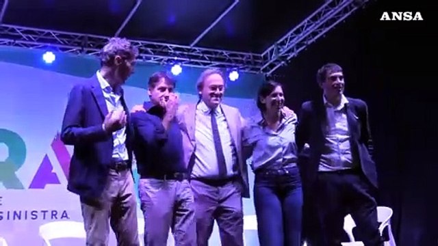 Campo largo, il 'patto della birra' alla festa di AVS con Bonelli, Conte, Fratoianni, Magi e Schlein