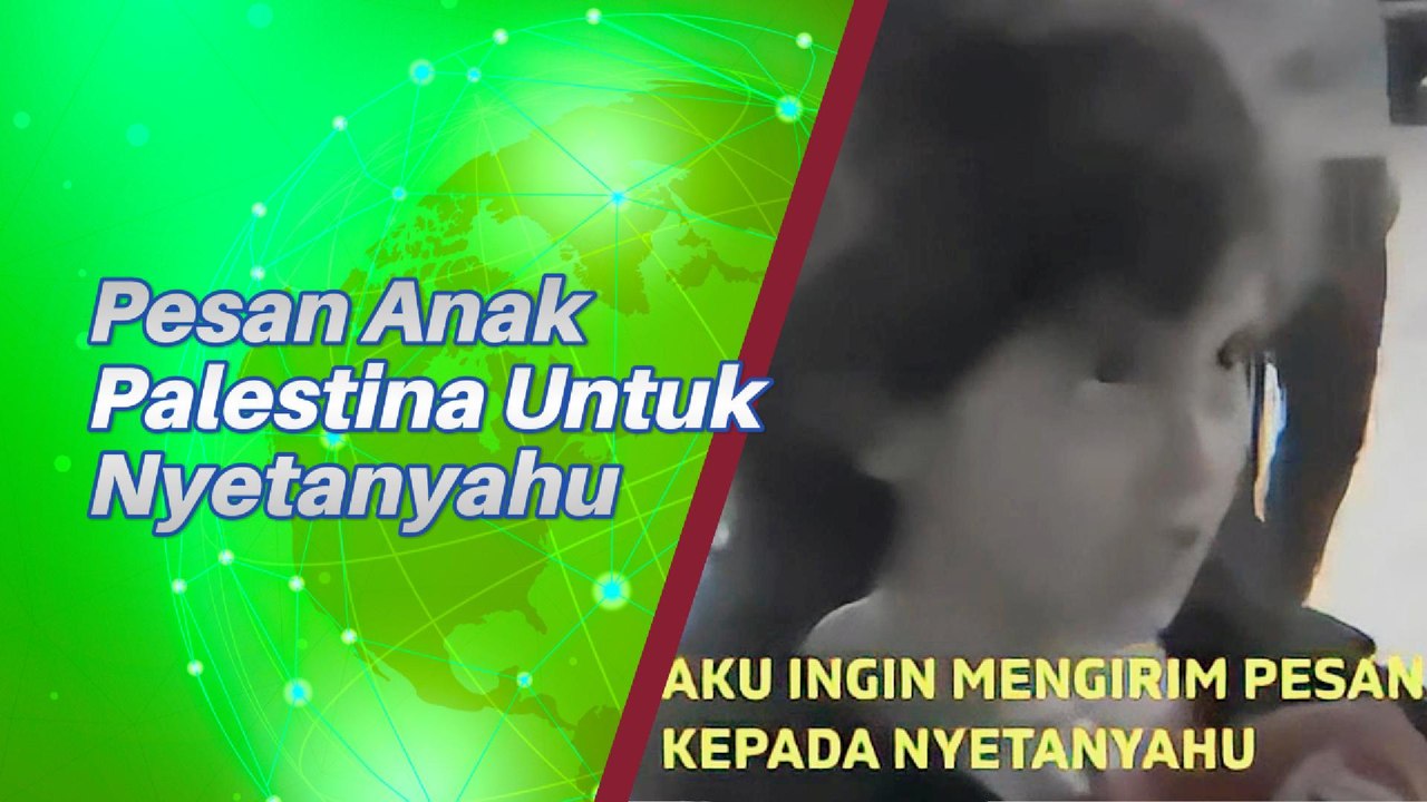 Pesan Anak Palestina Untuk Presiden Israel Nyetanyahu