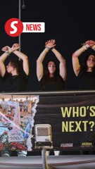 Police scuffle with protesters at Tel Aviv hostage rally