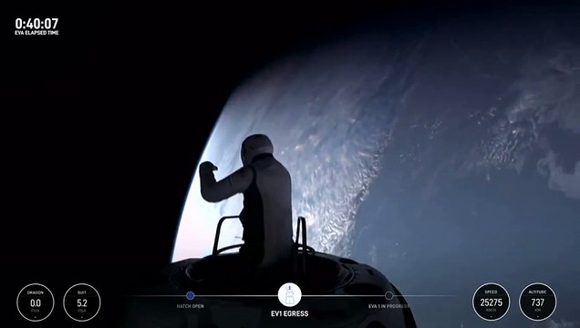Première sortie privée dans l'espace pour le milliardaire Jared Isaacman dans Space X