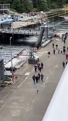 Courir après son bateau de croisière