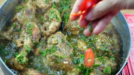 Afghani Chicken Gravy Restaurant Style