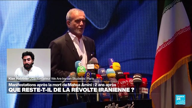 Deux ans après la mort de Mahsa Amini, le nouveau président peut-il faire évoluer la situation en Iran ?