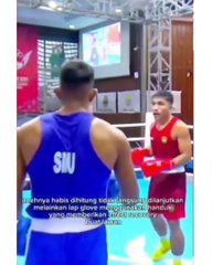 Diduga Dicurangi Wasit, Petinju Asal Lampung Harusnya Menang KO Tapi Dibuat Kalah Saat Lawan Tuan Rumah Pon 2024