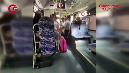 Pendik'te İETT şoförü çileden çıktı