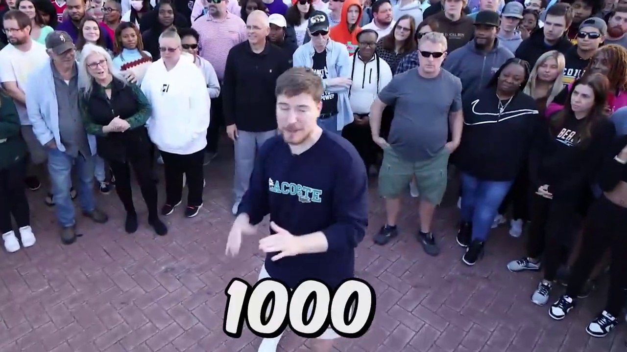Mrbeast 1,000 Blind People See For The First Time