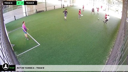 But de Yaniss A - Team B